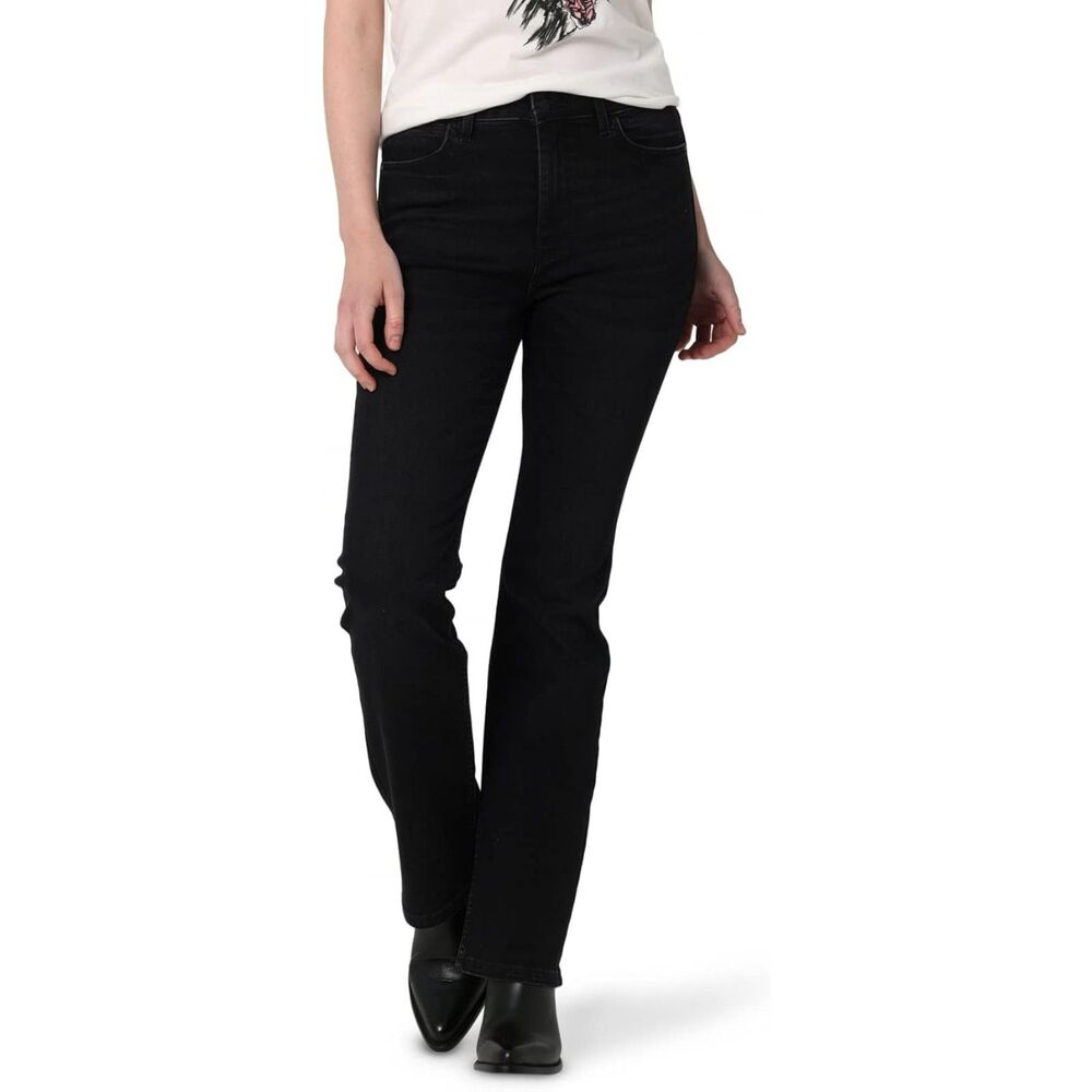 Lane Bryant Tighter Tummy High Rise Bootcut Jean Black Size 16